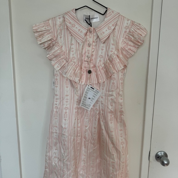 SINDISO KHUMALO Ruffled printed silk mini dress - Picture 6 of 7